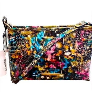 🖤🔹️Brahmin 🔹️lorelei Retrogade Mellbourne Genuine Leather Shoulder Bag [EYE]